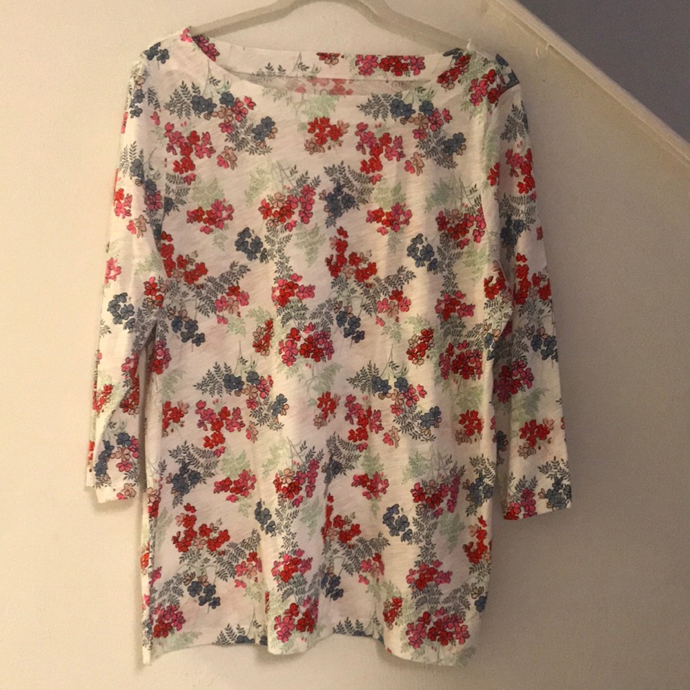 Loft boatneck top. XL